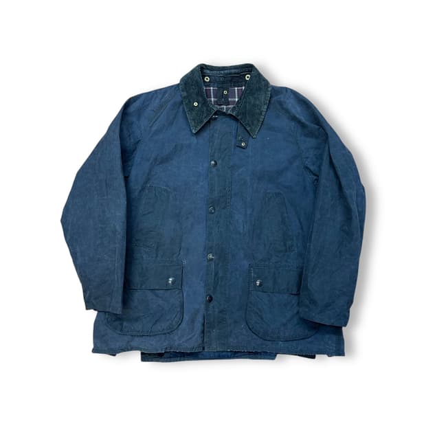 바버 비데일 빈티지 왁싱 자켓