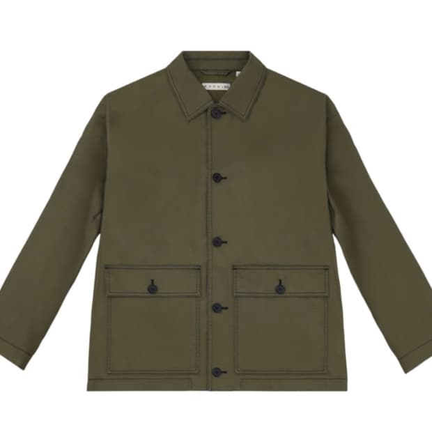 [3XL] 유니클로U 마르니 오버사이즈 유틸리티 자켓 올리브