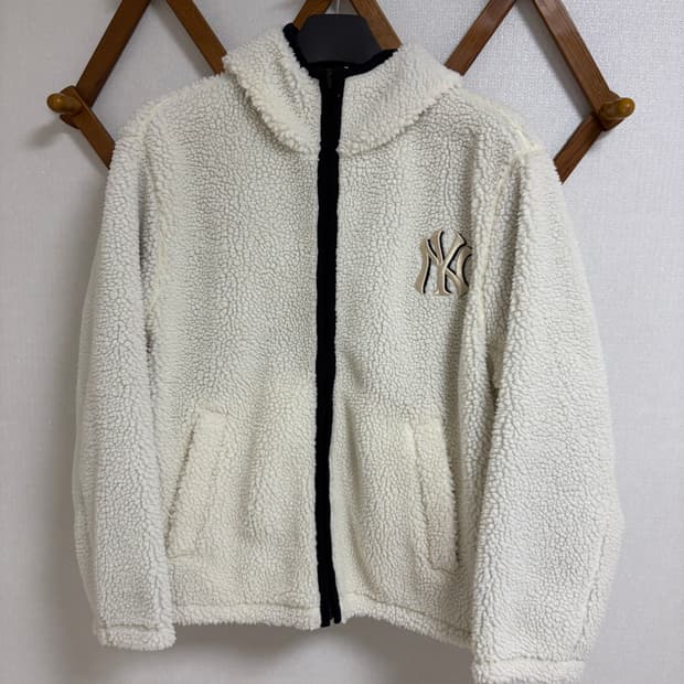 mlb 엠엘비 후리스 후드집업m 리버서블