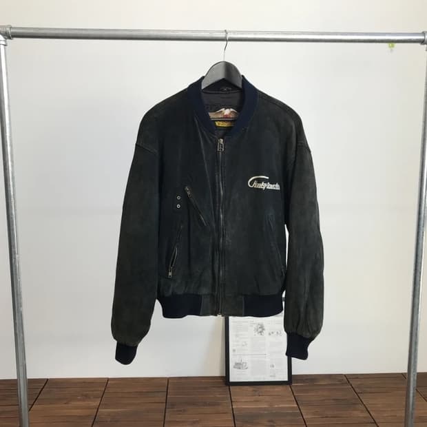 90's Harley-Davidson Suede Bomber