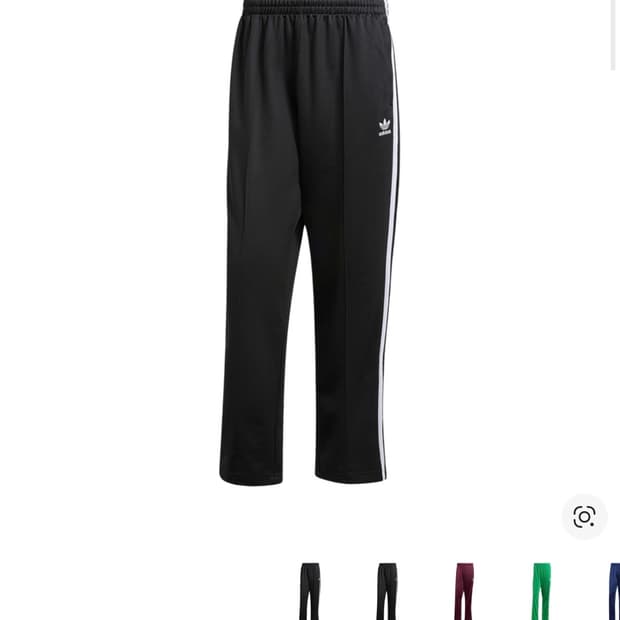 아디다스 배기 핏 트레이닝팬츠 블랙 M