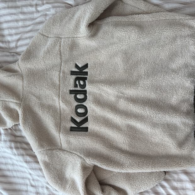 코닥 플리스 후드집업 아이보리 95(M) 남여공용 오버핏