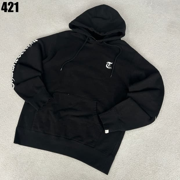 디스이즈네버넷 블랙 후드티 