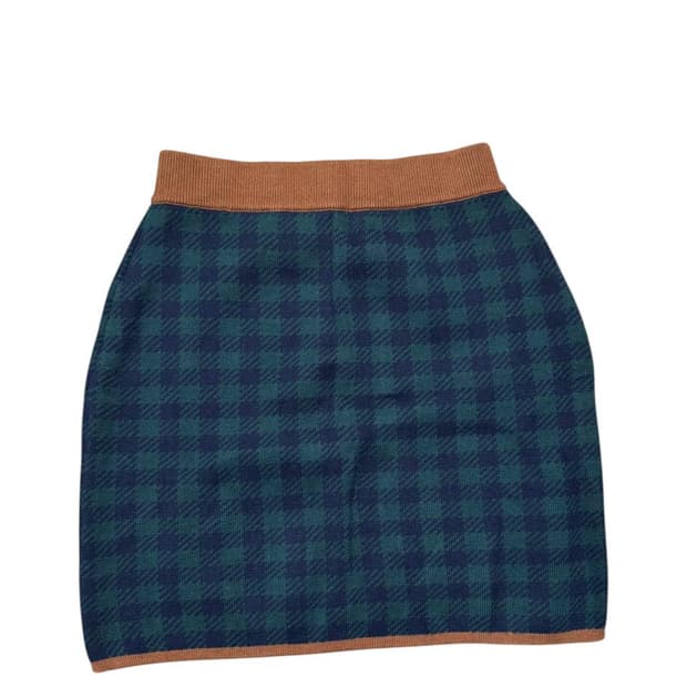 Japanese Vintage TINA JOJUN 체크 미니 스커트(W)