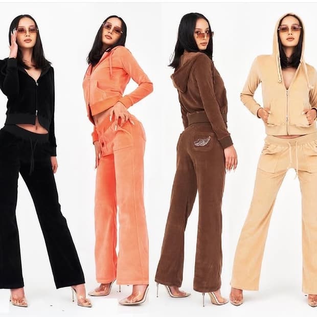 Y2k벨벳 트레리닝셋업 텐저 tanger