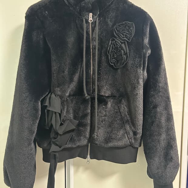 오픈와이와이 플리스 아플리케 자켓