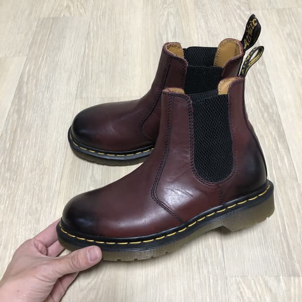 (220) 닥터마틴 Dr.martens 2976 첼시 부츠 체리 레드 블