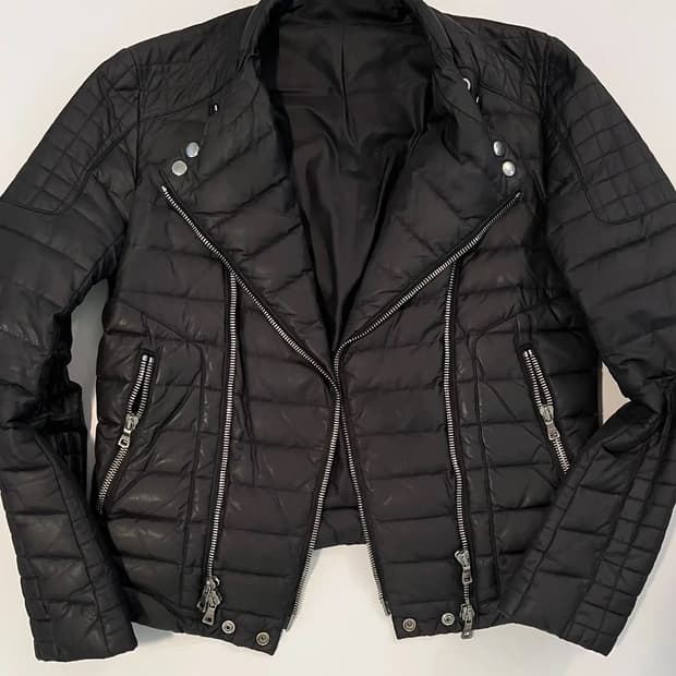 발망 패딩 바이커 자켓 50