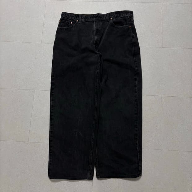 90s 리바이스 567 블랙 데님