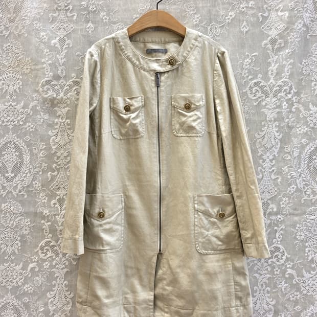 띠어리 럭스 리넨 집업자켓
