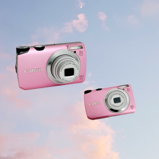 딸기우유!) 캐논 파워샷 a3200 Powershot 빈티지 디카