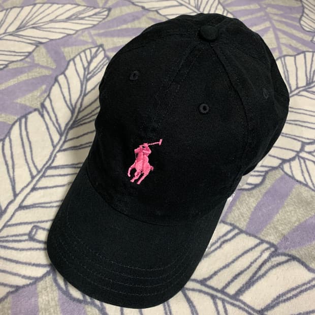 폴로 00's 딸기우유핑크 빅포니 볼캡