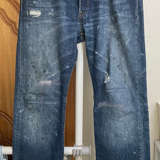 리바이스 501 데님 W34 L33 중고품