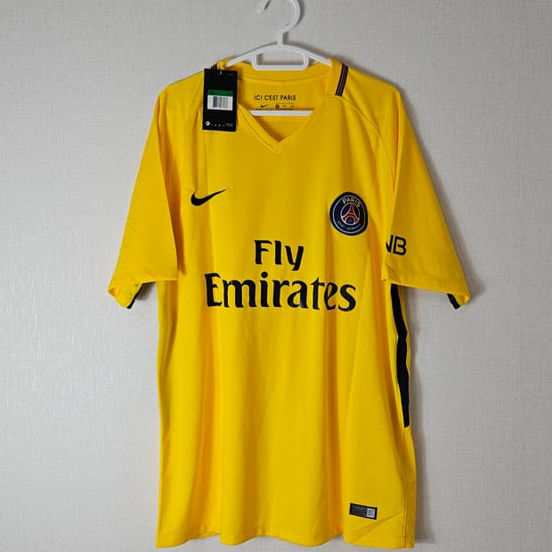 (새상품) 17-18 나이키 PSG 파리생제르망 어웨이 유니폼 져지 XL