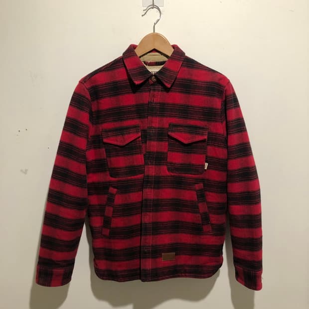 반스 체크 자켓