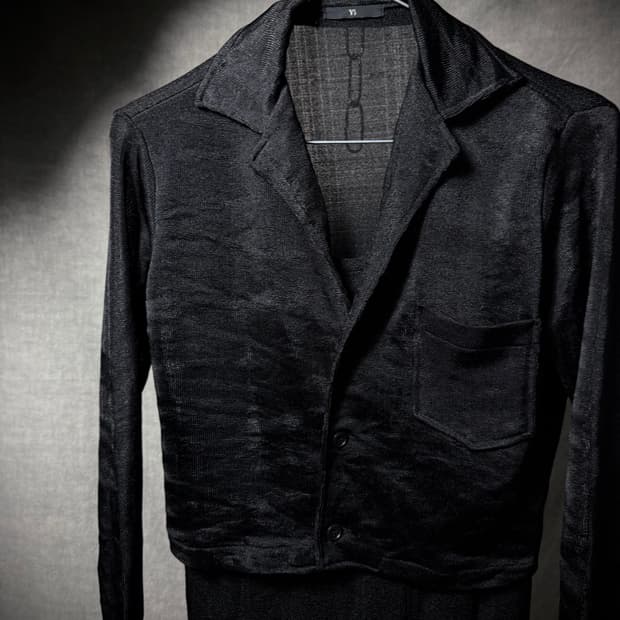 Y’s Yohji Yamamoto Layered Knit Jacket