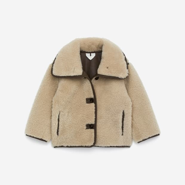 아르켓 키즈 테디 자켓 / 베이지 / 4-6세 / 미착용 새상품