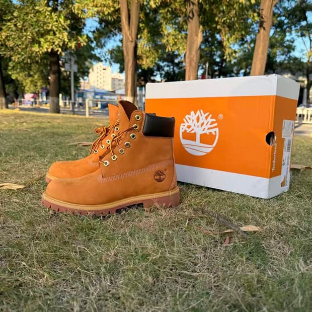 팀버랜드 프리미엄 6인치 워터프루프 부츠 위트 누벅