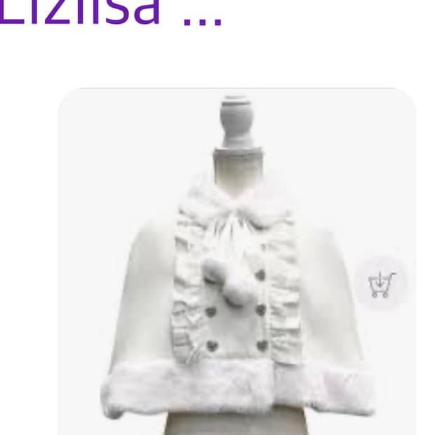 디마럽 디어마이러브 화이 케이프 코트 LL-3L 