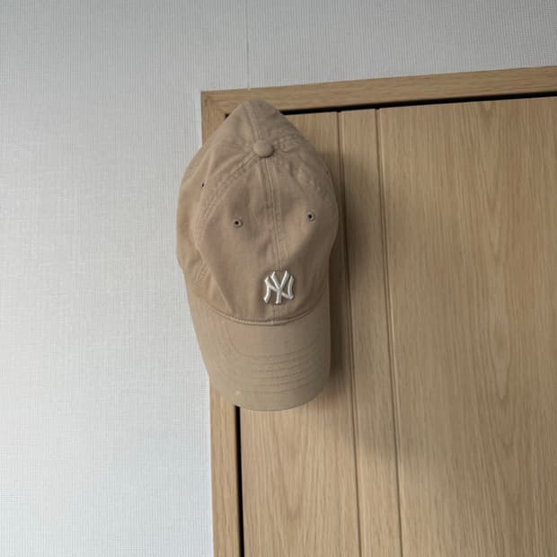 mlb 모자 베이지