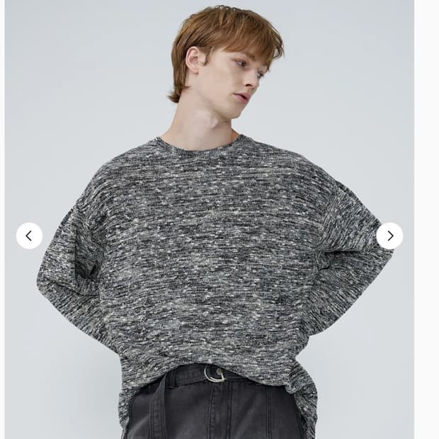 마틴플랜 / 그런지 니트 티셔츠 3개 일괄 / L xl 