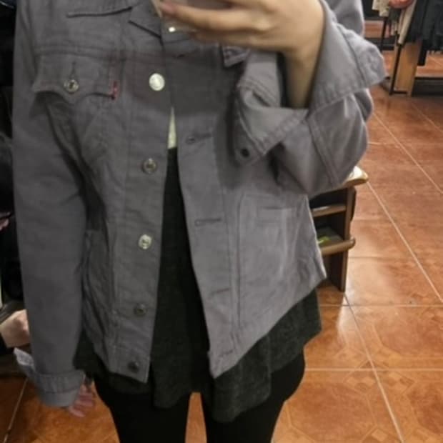 리바이스 빈티지 코듀로이 퍼플자켓