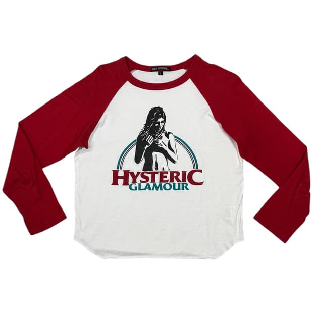 히스테릭 글래머 아카이브 라글란 히스걸 롱슬리브 티셔츠
