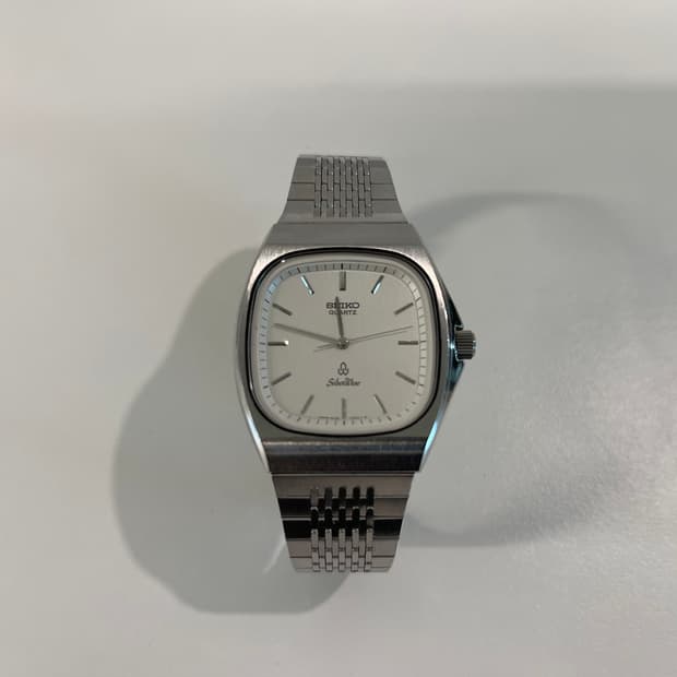 세이코 80s 실버웨이브 6030-5310 쿼츠 시계 Seiko