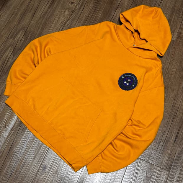 게스 오리지날 x Bear Hoodi 오렌지 오버핏 후드티