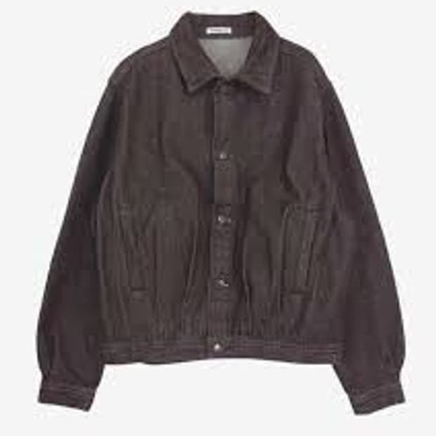 [4]오라리 브라운 데님 블루종