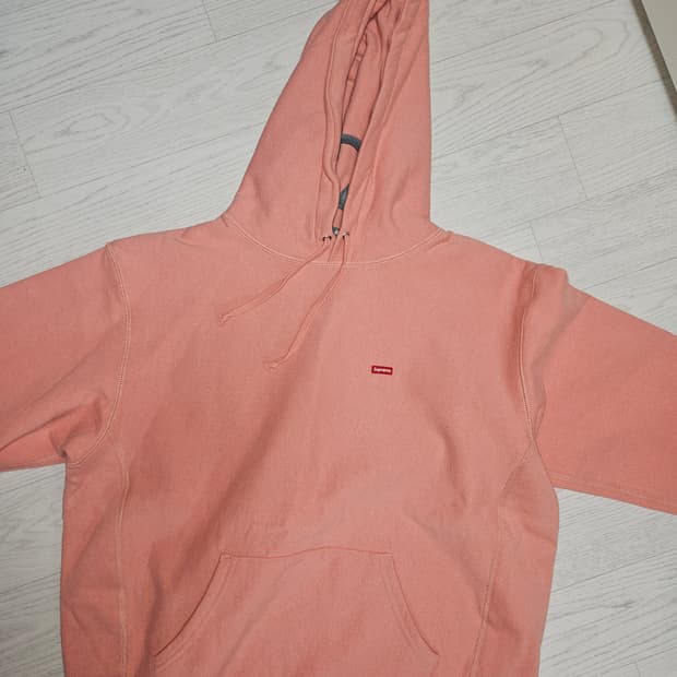 슈프림 스몰박스 후드 스웨트셔츠 더스티 코랄