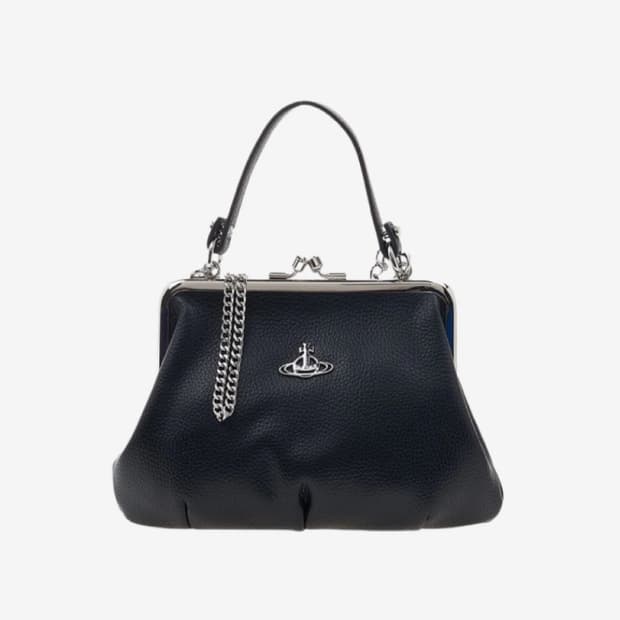 비비안웨스트우드 비건레더 프레임 퍼스 미니백