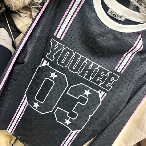 유희 져지 롱슬리브리스 