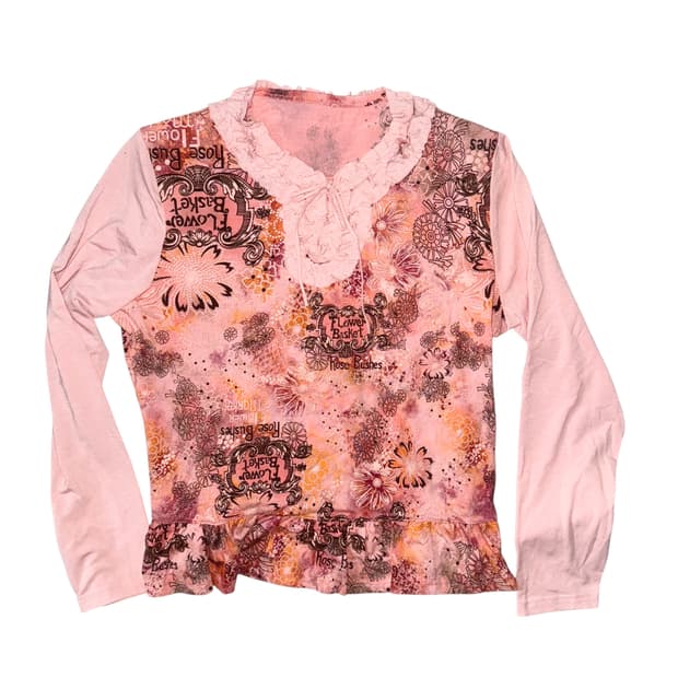 Petit pink bohemian T-shirt