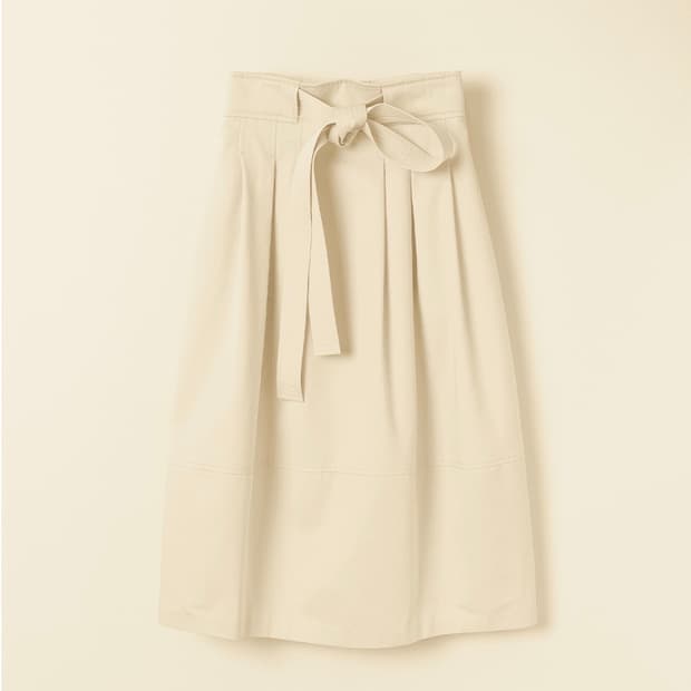 킨더살몬 스커트 킨더살몬 Baggy Skirt Cream