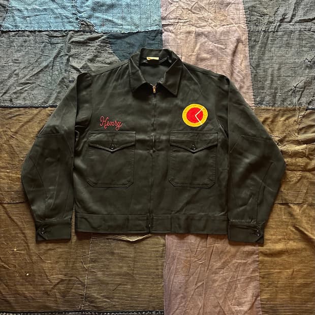 60s Vintage Mechanic Work Jacket