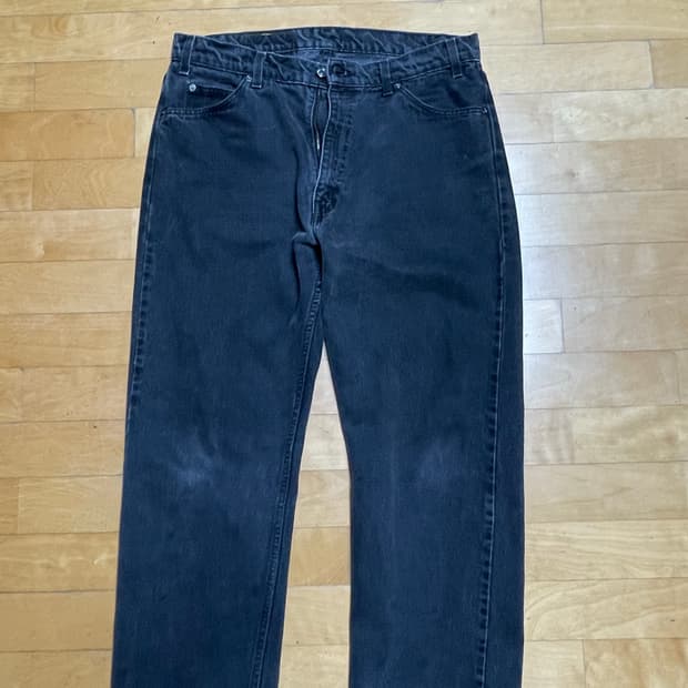 리바이스 505 오렌지탭 흑청