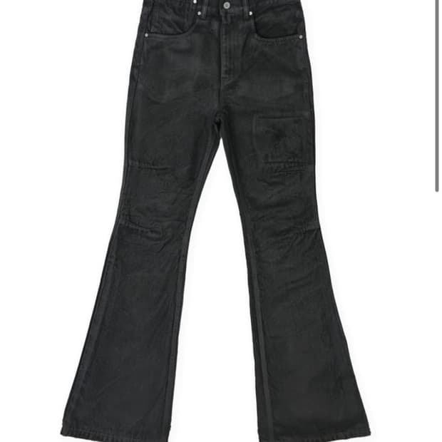 구매)smallstupidtunes 왁스드 플레어 데님