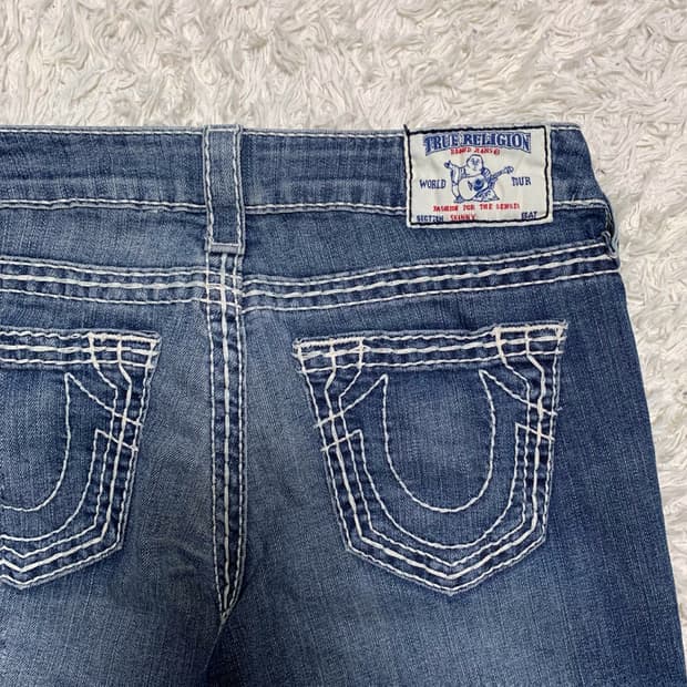 [표기 26] 트루릴리젼 스키니 로우라이즈 데님팬츠