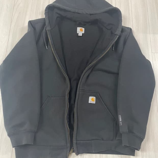 칼하트 wip 후드집업 블랙 m