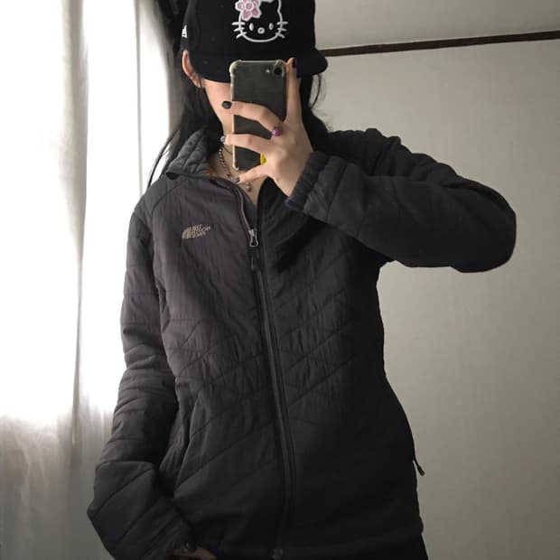 노페 그레이브라운 경량패딩