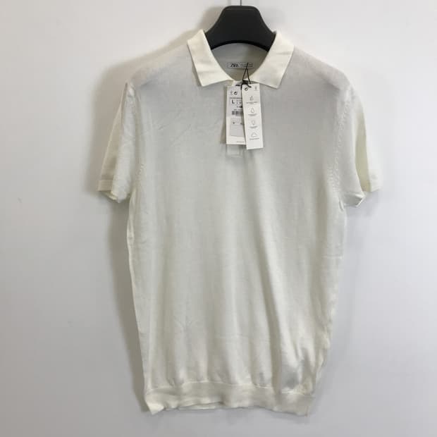 자라 니트 반팔카라티 새상품 [L]