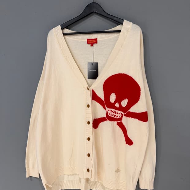 Vivienne Westwood skull cardigan