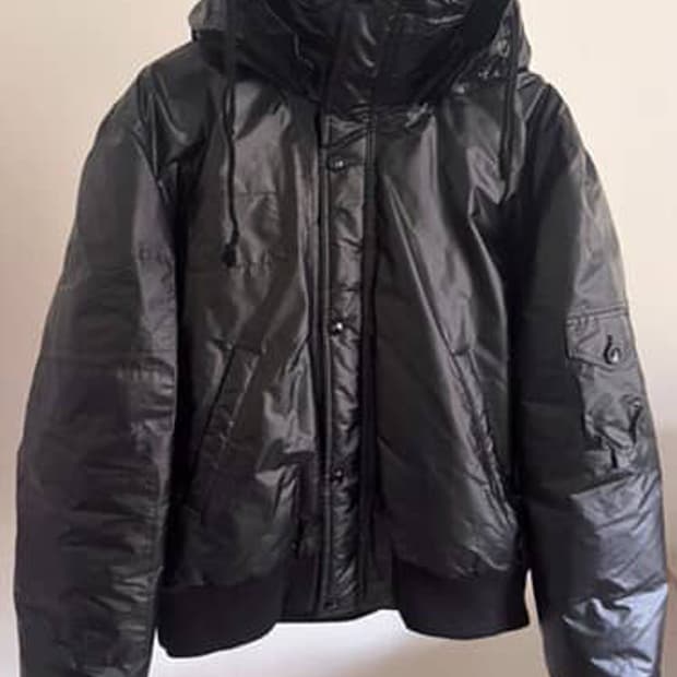 [50] Raf simons 05fw waxed bomber