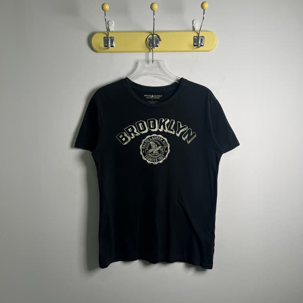 데님 앤 서플라이 랄프로렌 그래픽 반팔 티셔츠 S