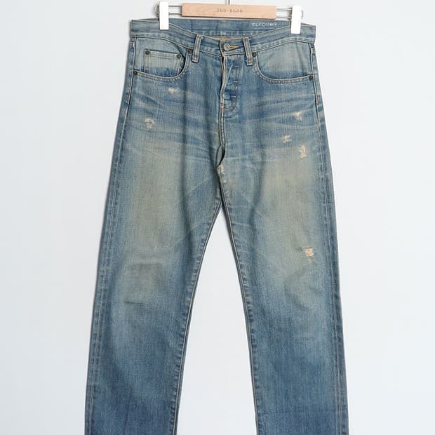 ELFORBR Damage Selvedge Denim Pant (30)