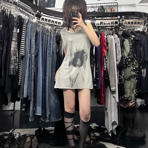 디젤 프린팅 원피스