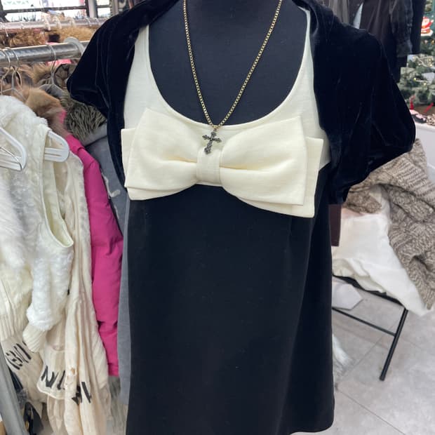 세실맥비 리본 베이비돌 원피스