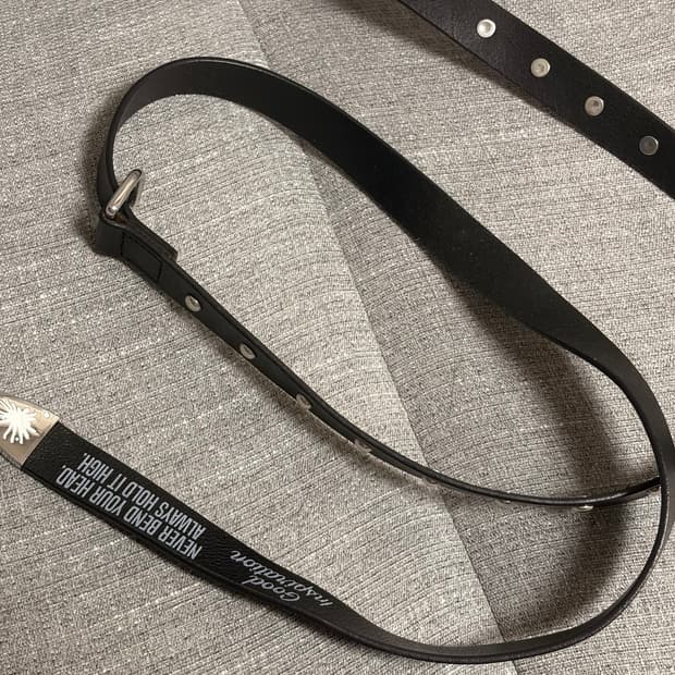 미하라 야스히로 웨스턴 롱 벨트 블랙