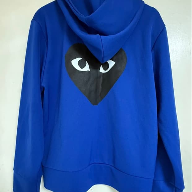 꼼데가르송 후드집업